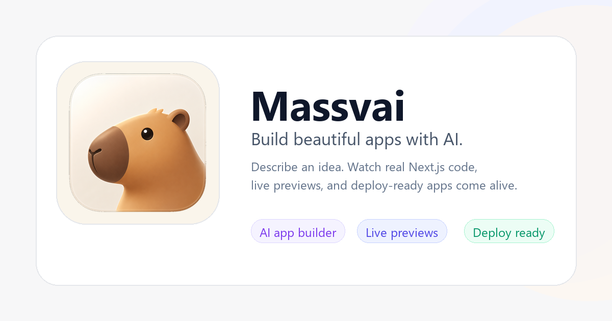 Massvai screenshot